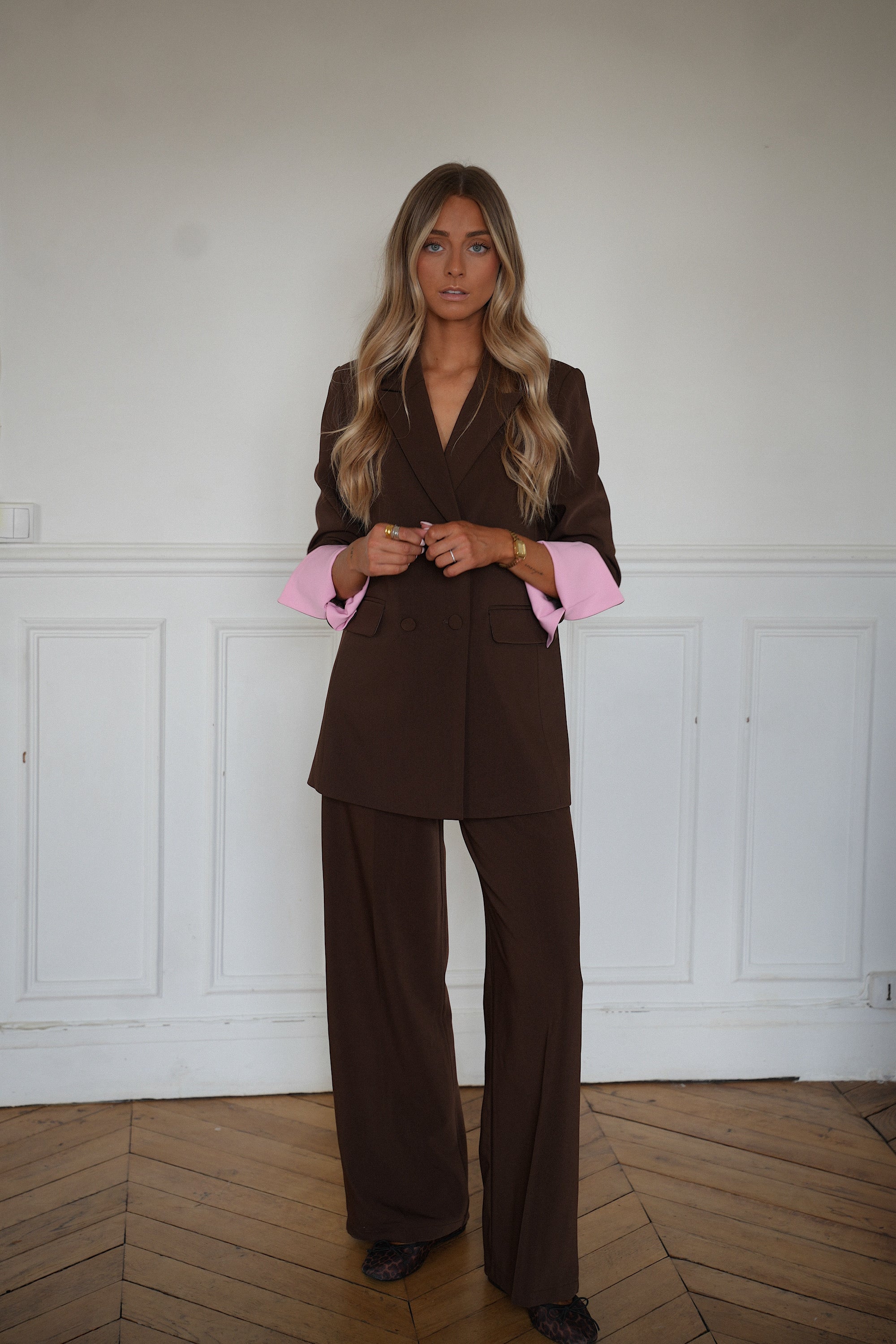 Pantalon Droit Arsene - Chocolat