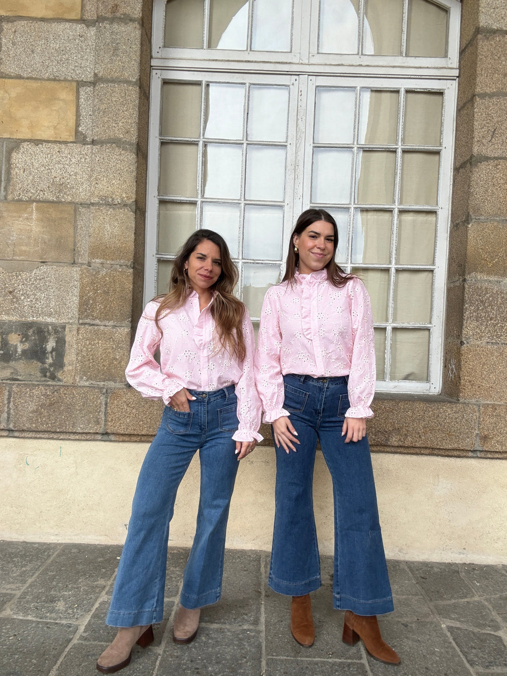 Embroidered Blouse Baby Pink Apolline