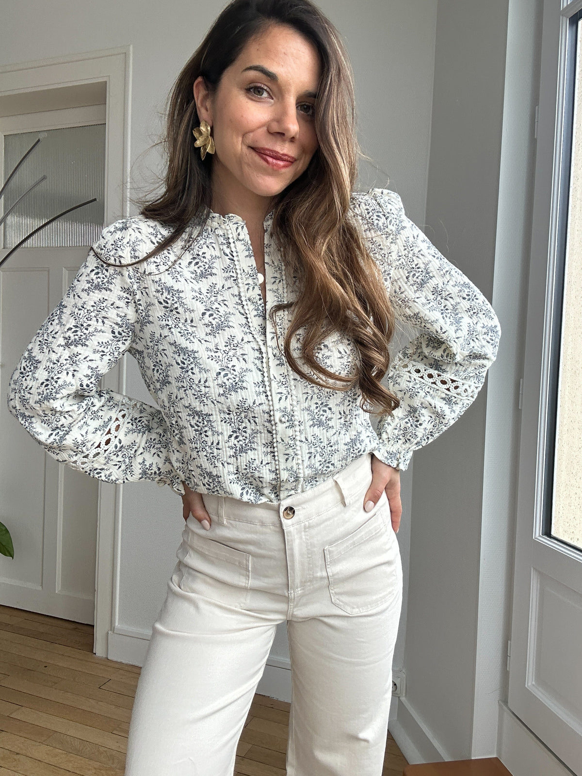 Blusa Emma de flores