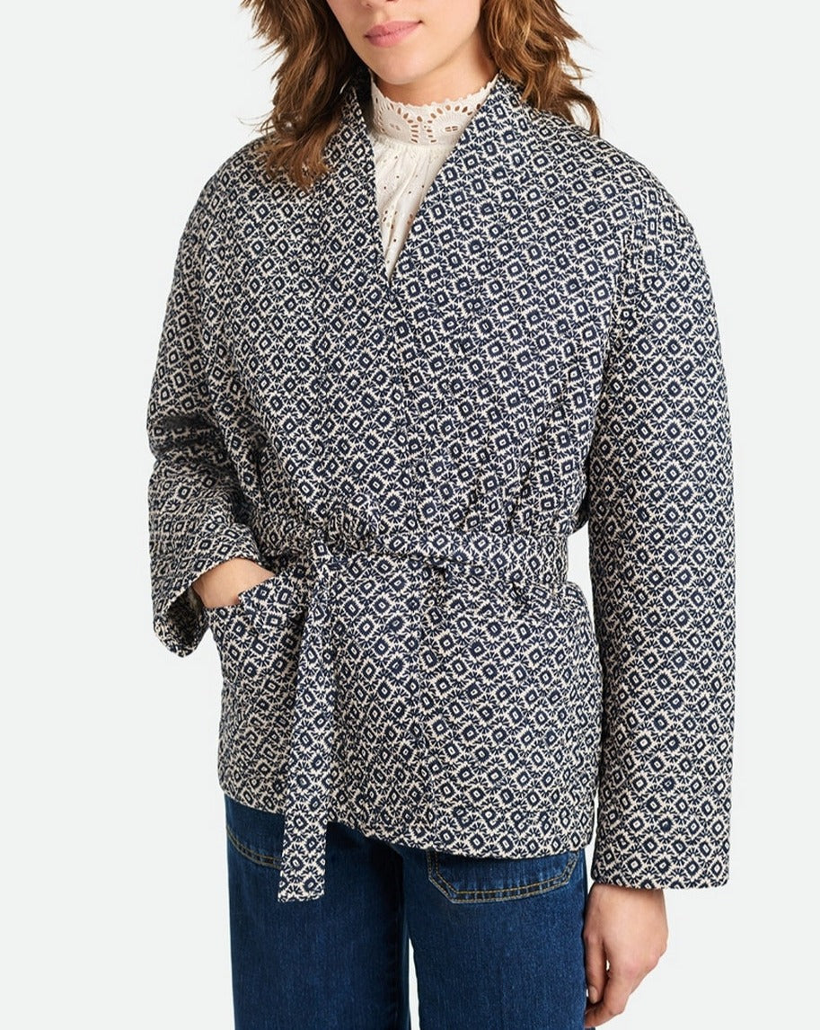 Vanessa Bruno - Belted Jacket - Ecru/Navy