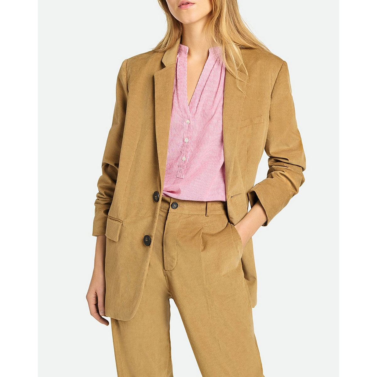 Vanessa Bruno - Garisa Mid-Length Jacket - Beige