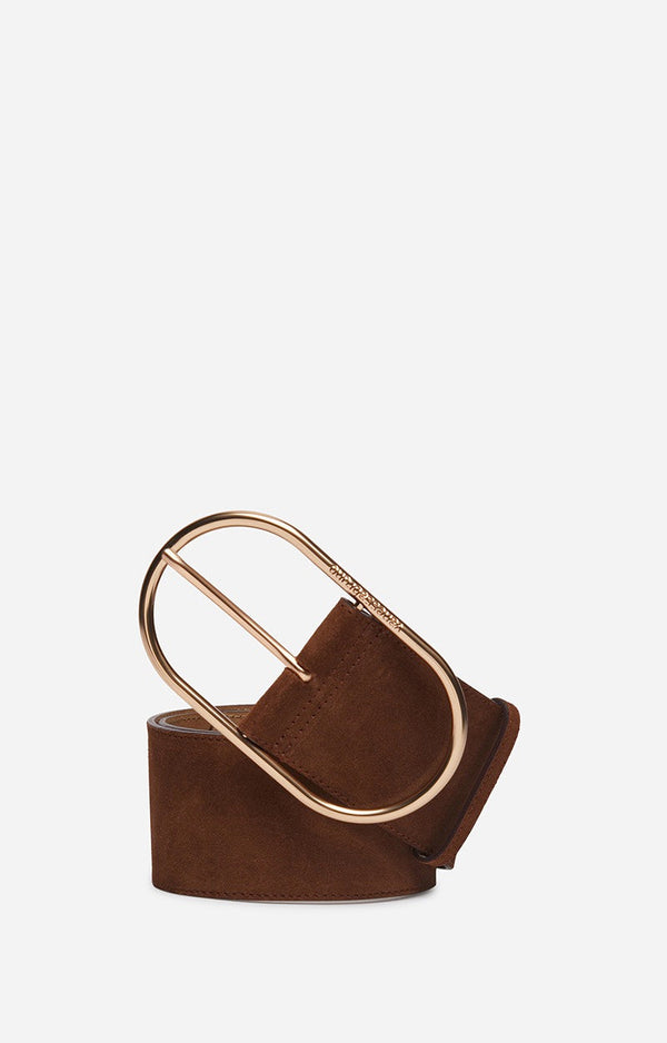 Vanessa Bruno - Ceinture Iris 63Mm - Chocolat