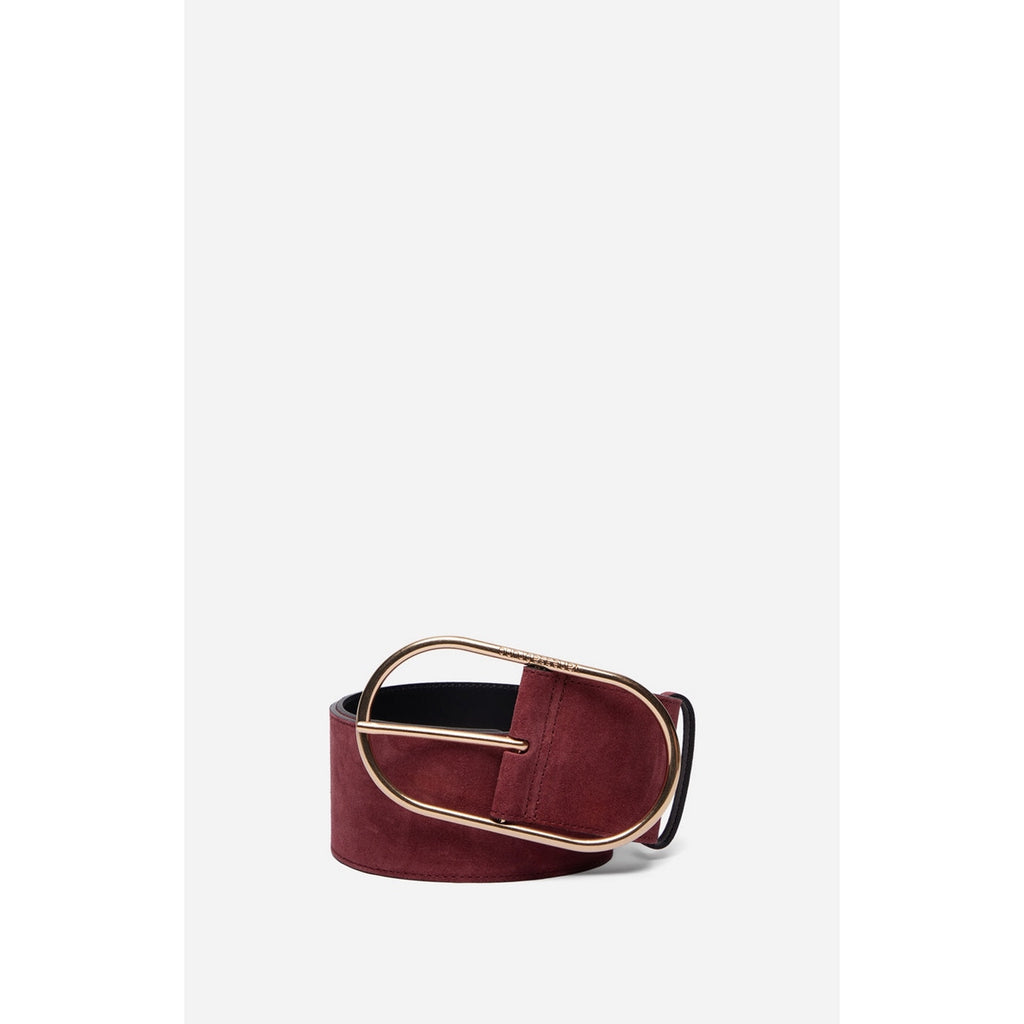 Iris 63Mm Belt - Wine Red