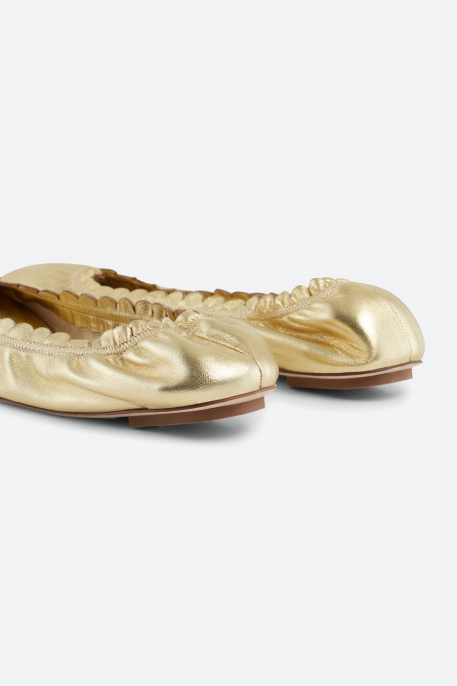 Vanessa Bruno - Flat Ballerinas - Gold