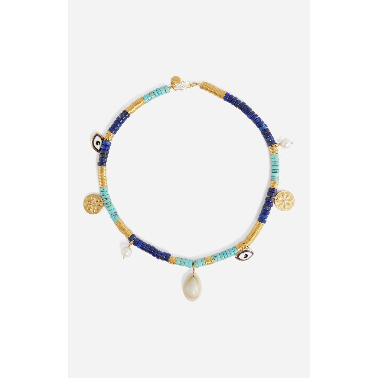 Vanessa Bruno - Collier En Perles - Bleu Multico