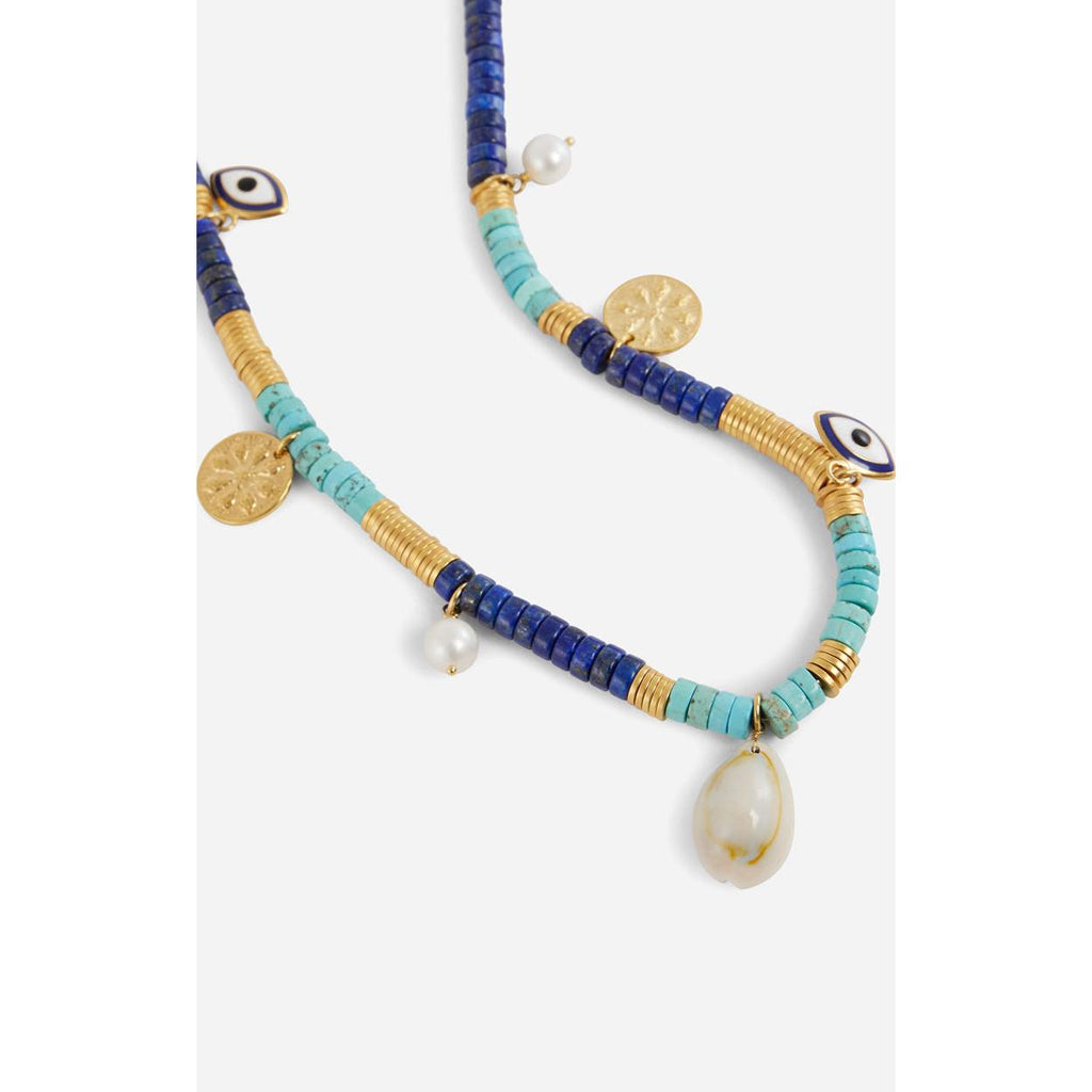 Vanessa Bruno - Collier En Perles - Bleu Multico