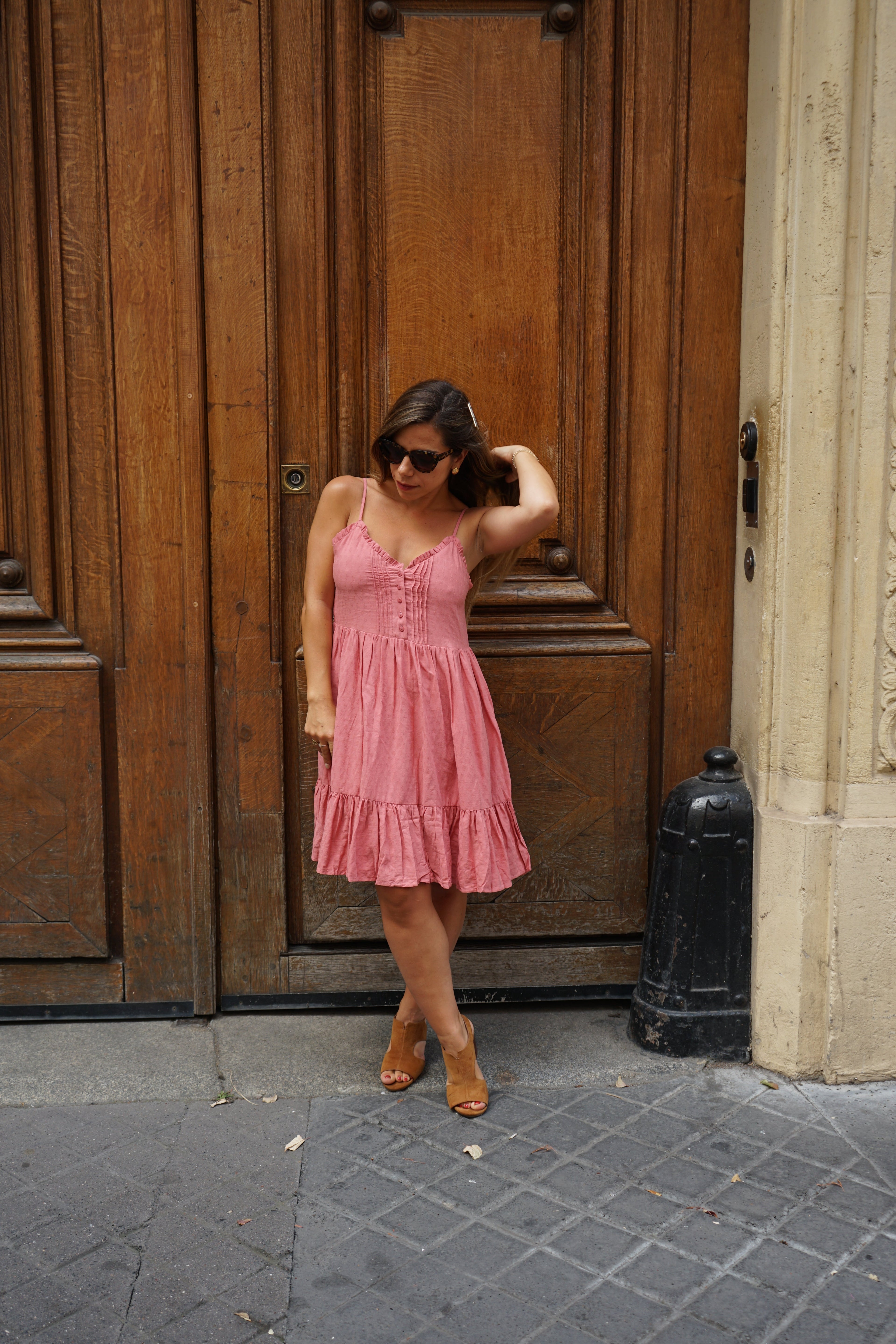 Léonie Bois De Dress - Pink