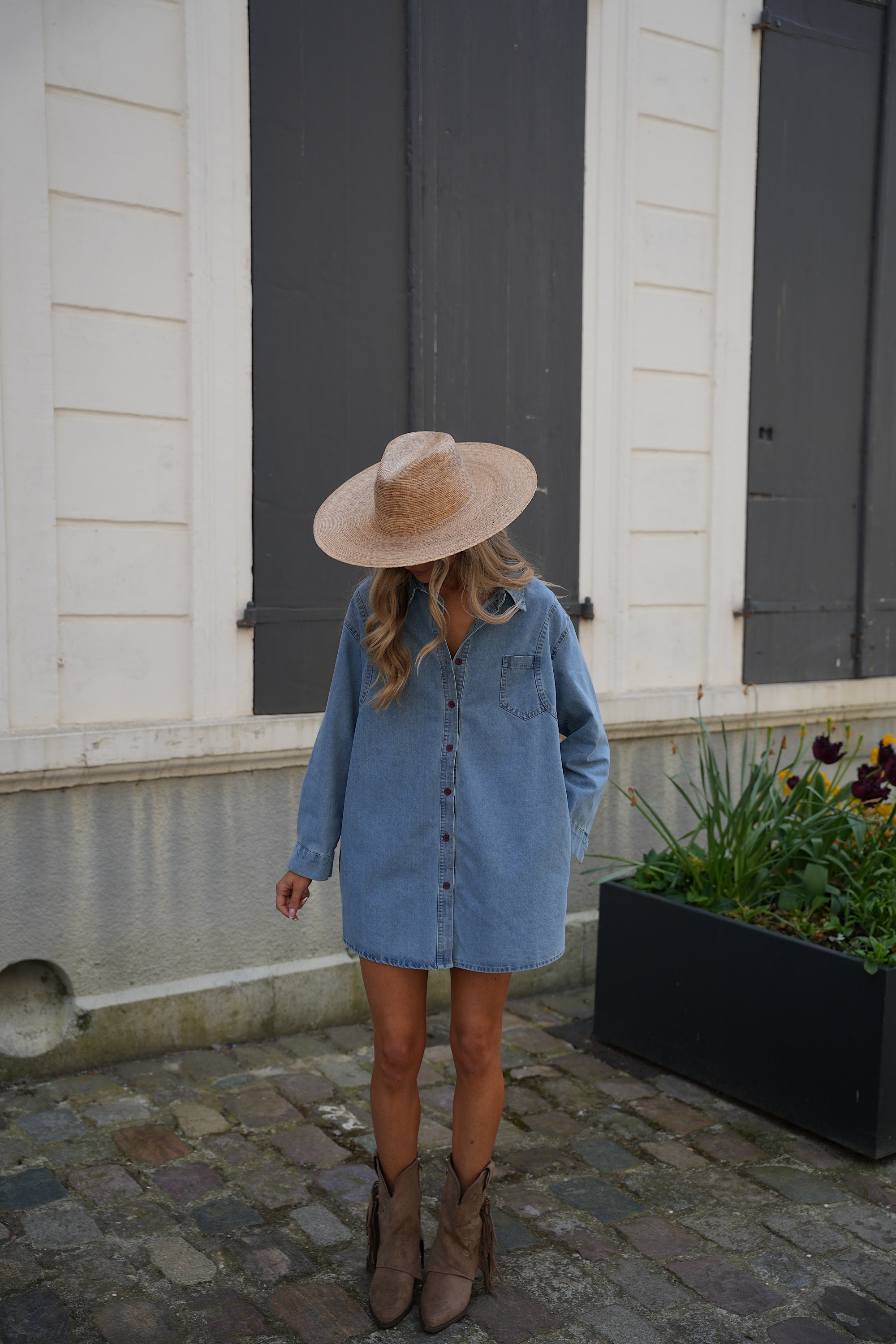 Bottines Santiags Arlo - Taupes