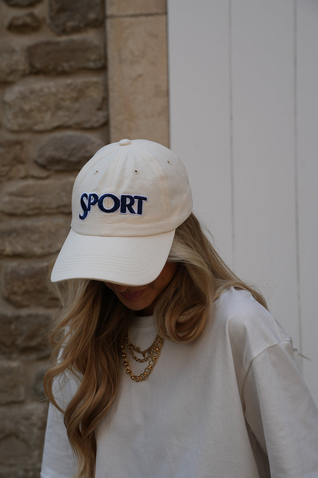 Casquette Brodée Roby - Crème