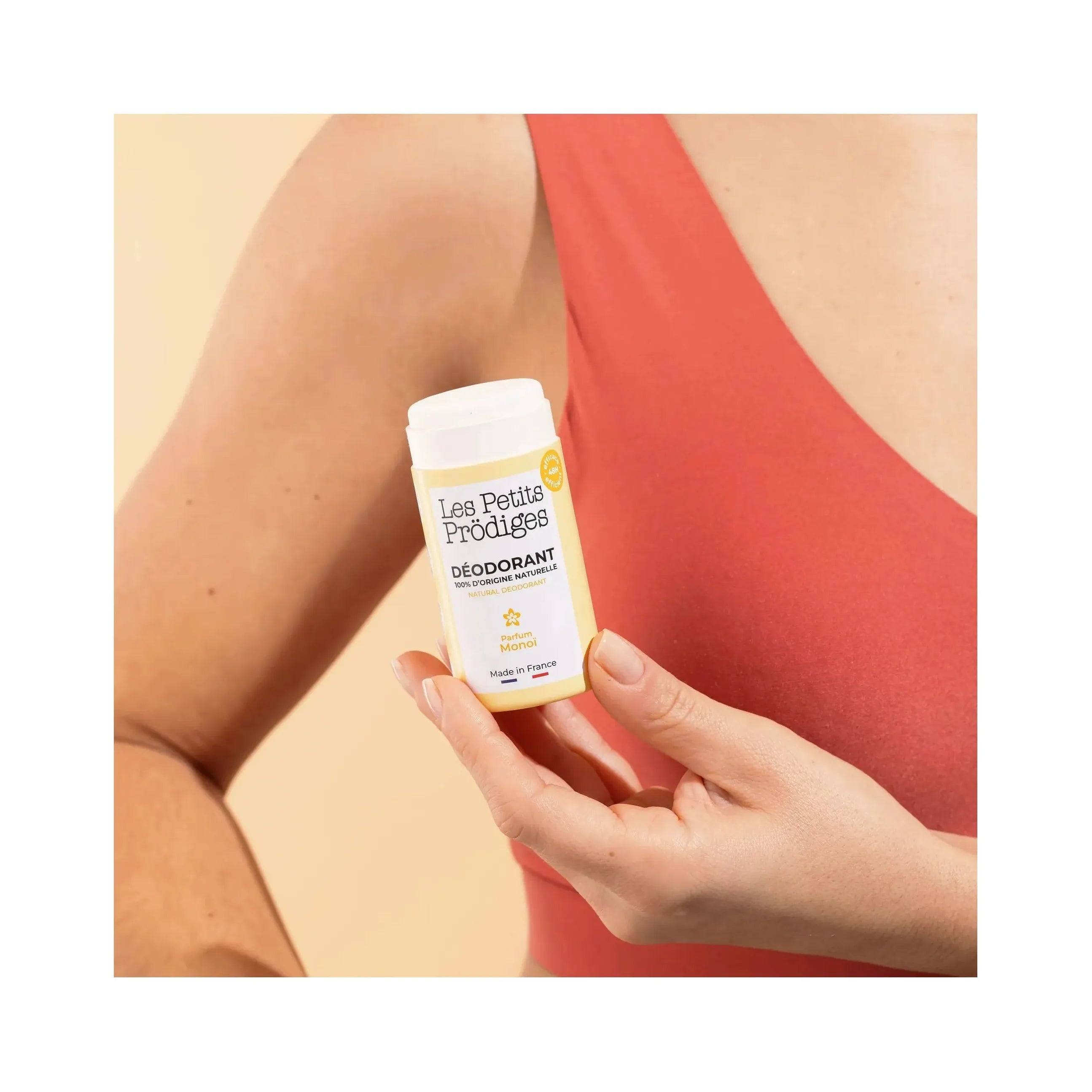 Solid deodorant effective 48h monoï zero white trace