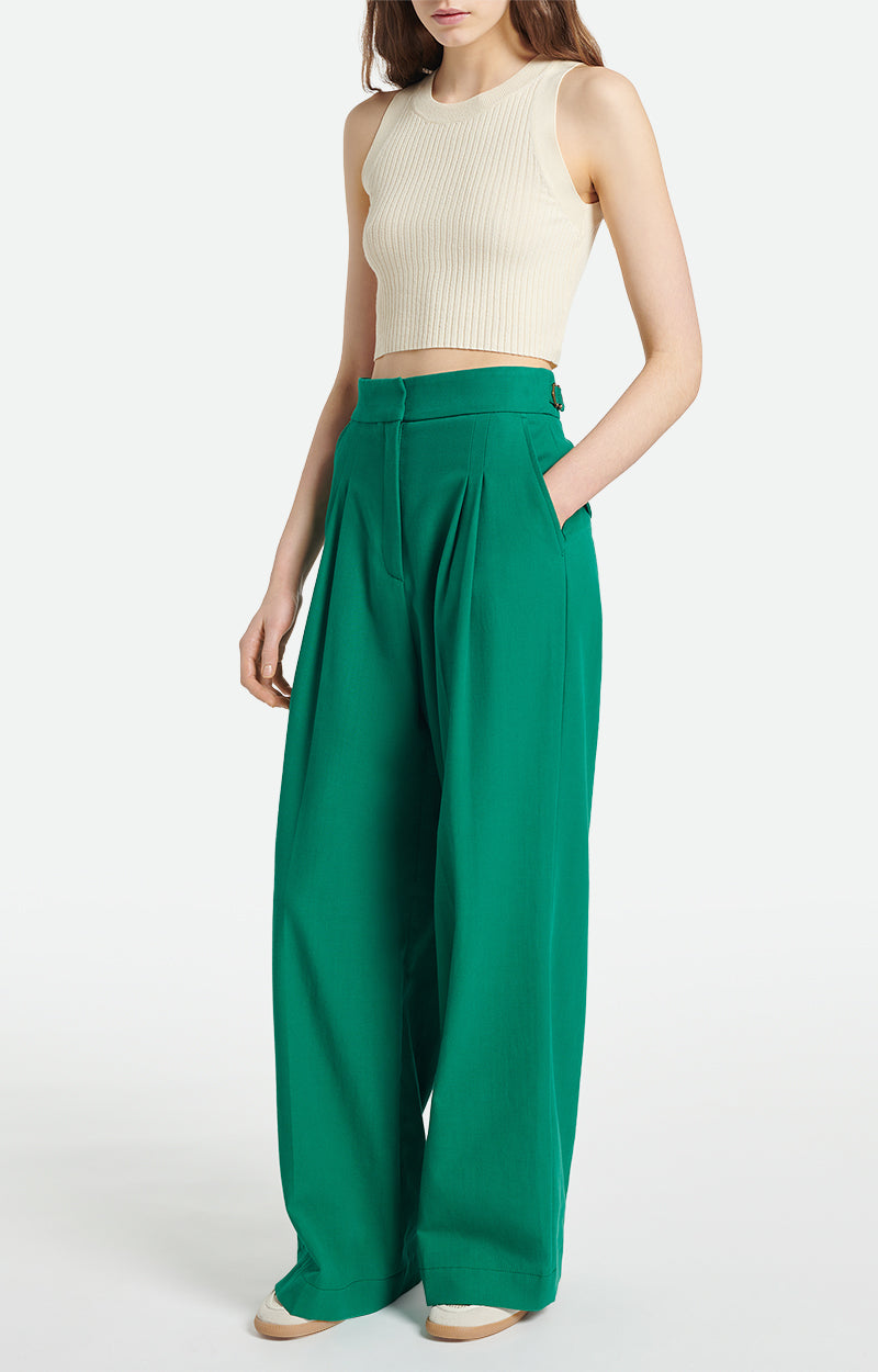 Vanessa Bruno - Pantalón Ticiano - Verde