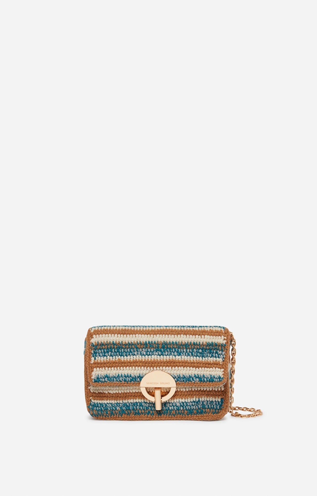 Vanessa Bruno - Small Moon Wool Bag - Multicolour/Turquoise