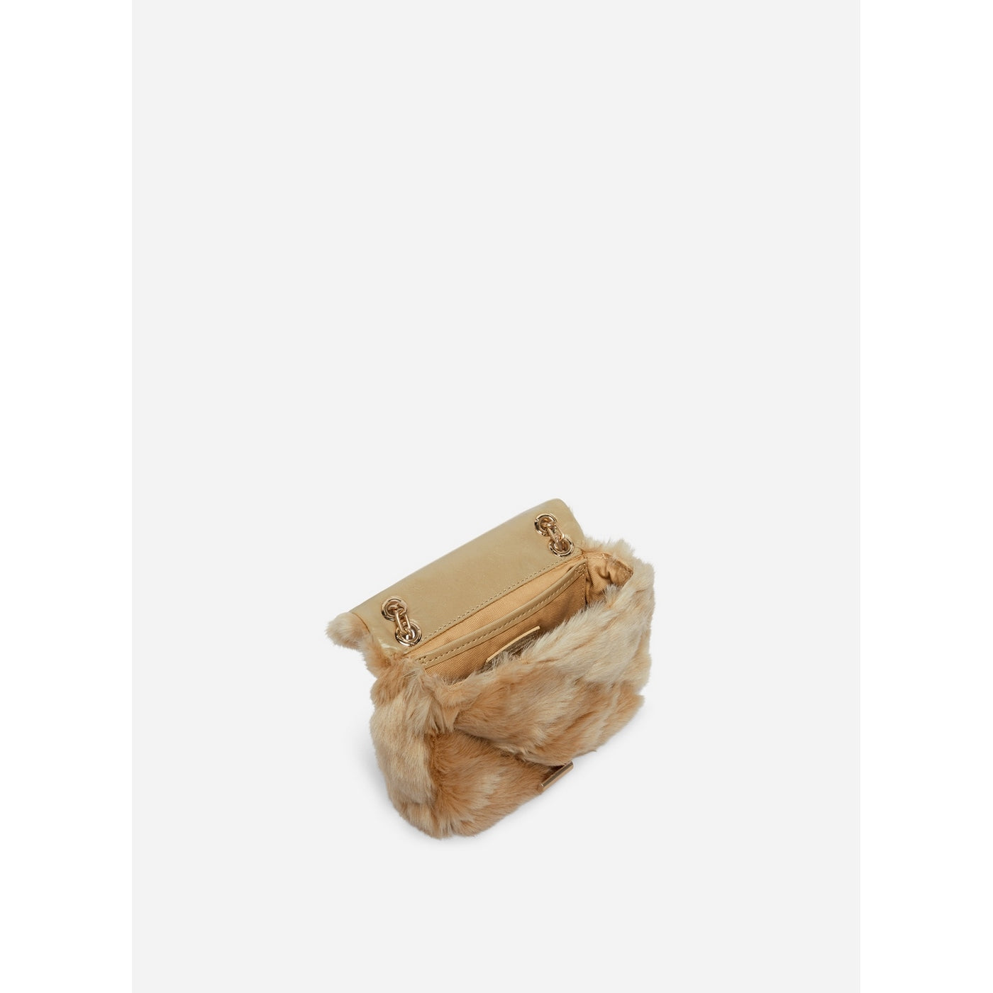 Vanessa Bruno - Nano Moon Faux Fur Bag - Beige