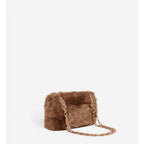 Vanessa Bruno - Nano Moon Faux Fur Bag - Taupe