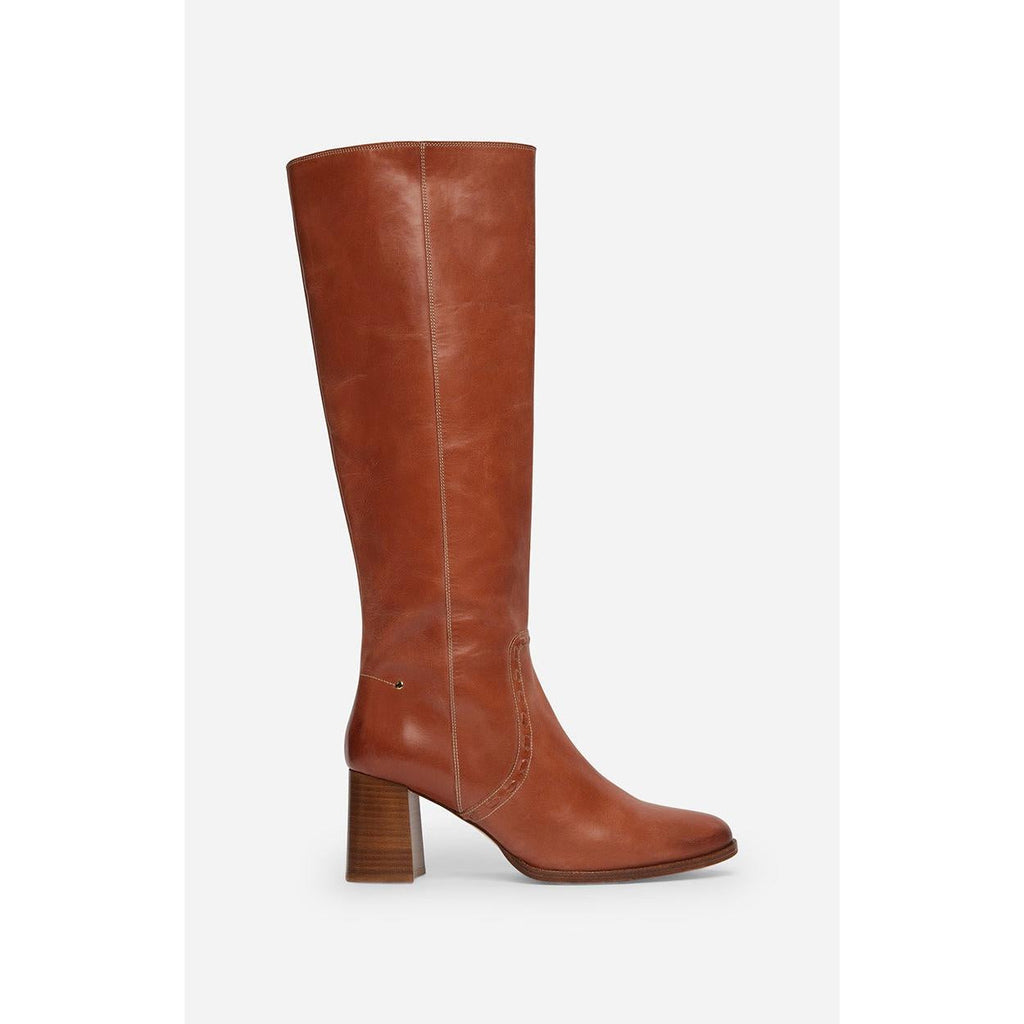 Vanessa Bruno - Bottes En Cuir - Cognac