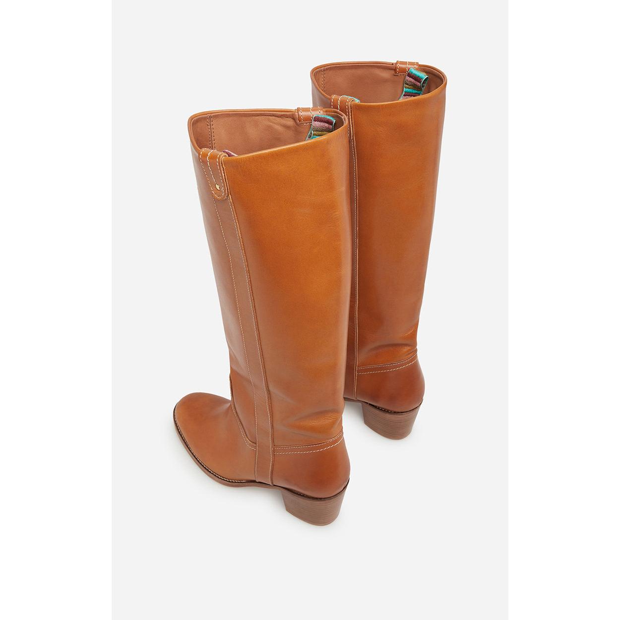 Vanessa Bruno - Botas de Cuero Curtido Vegetal - Miel