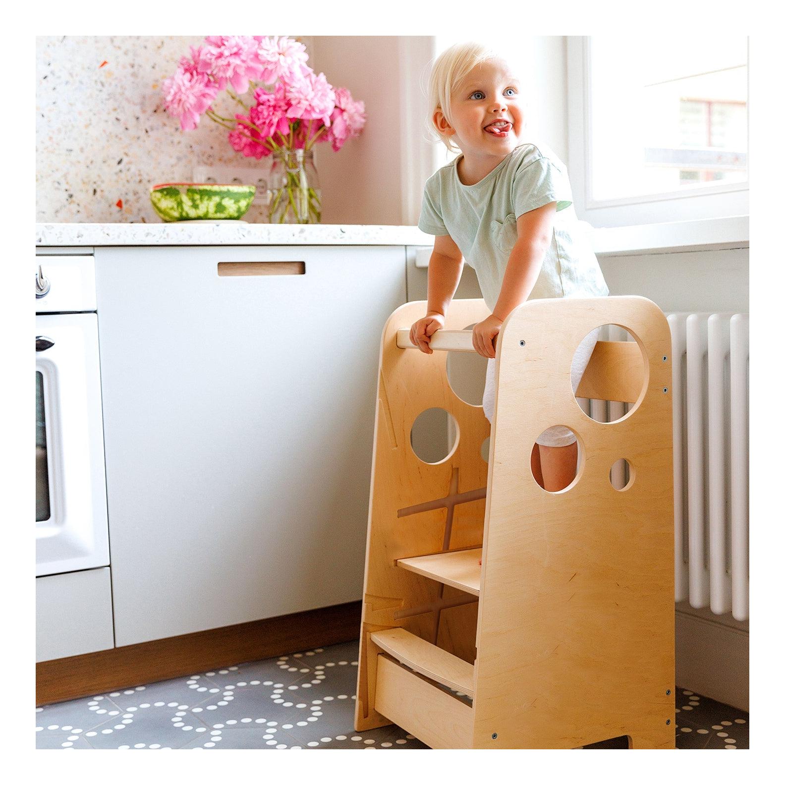 3-in-1 Montessori Learning Tower – Independence & Safety