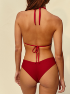 Pañuelo Triángulo Rojo Cereza para anudar