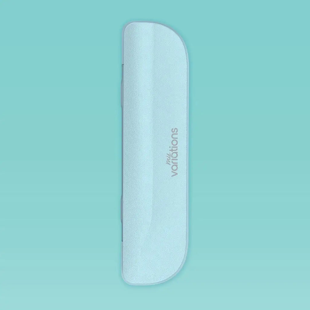 Brosse Bleue + Étui + Support