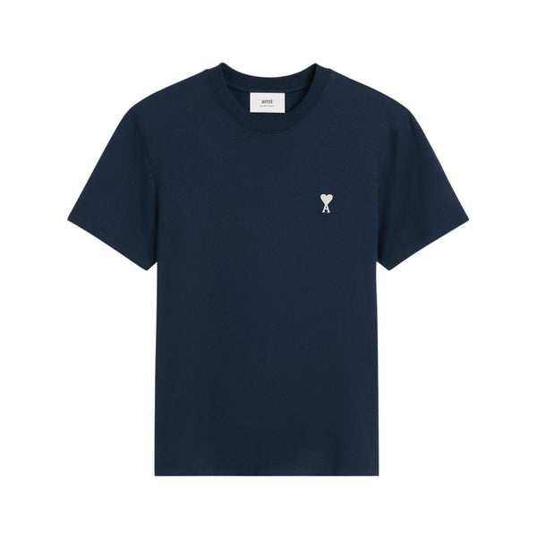 Ami Paris - Ami De Coeur T-Shirt – Blue White