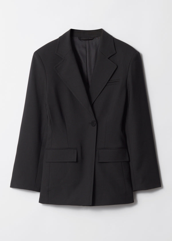 Blazer Pa Jill Solid Blazer - Noir