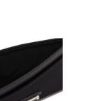 Prada - Porte-Carte Nylon And Leather - Femme - Black