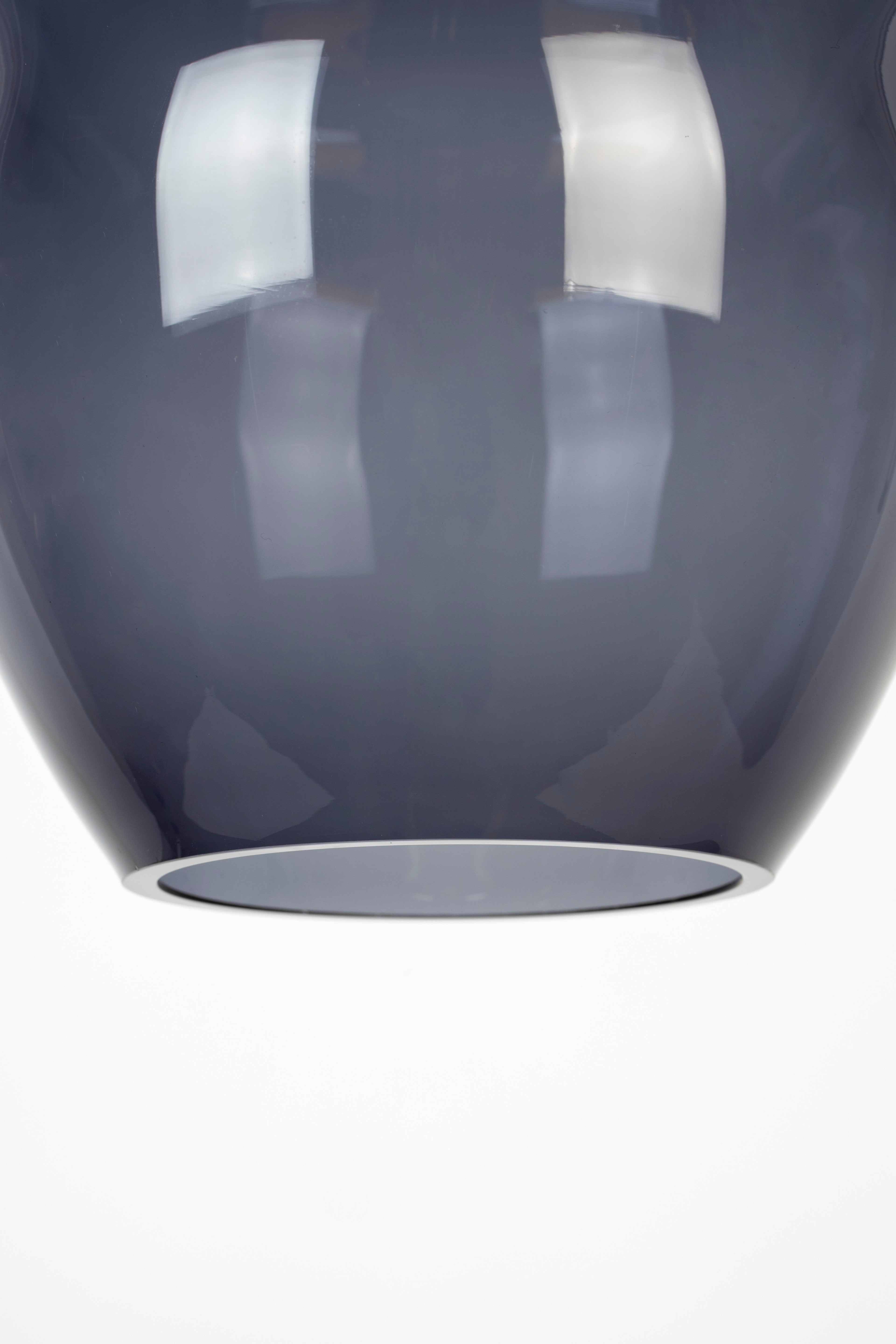 Lauren S - Pendant light - Glass - Gray