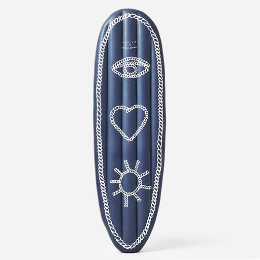 Matelas Surf Gonflable I Love Sun Adulte - Bleu