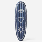 Matelas Surf Gonflable I Love Sun Adulte - Bleu