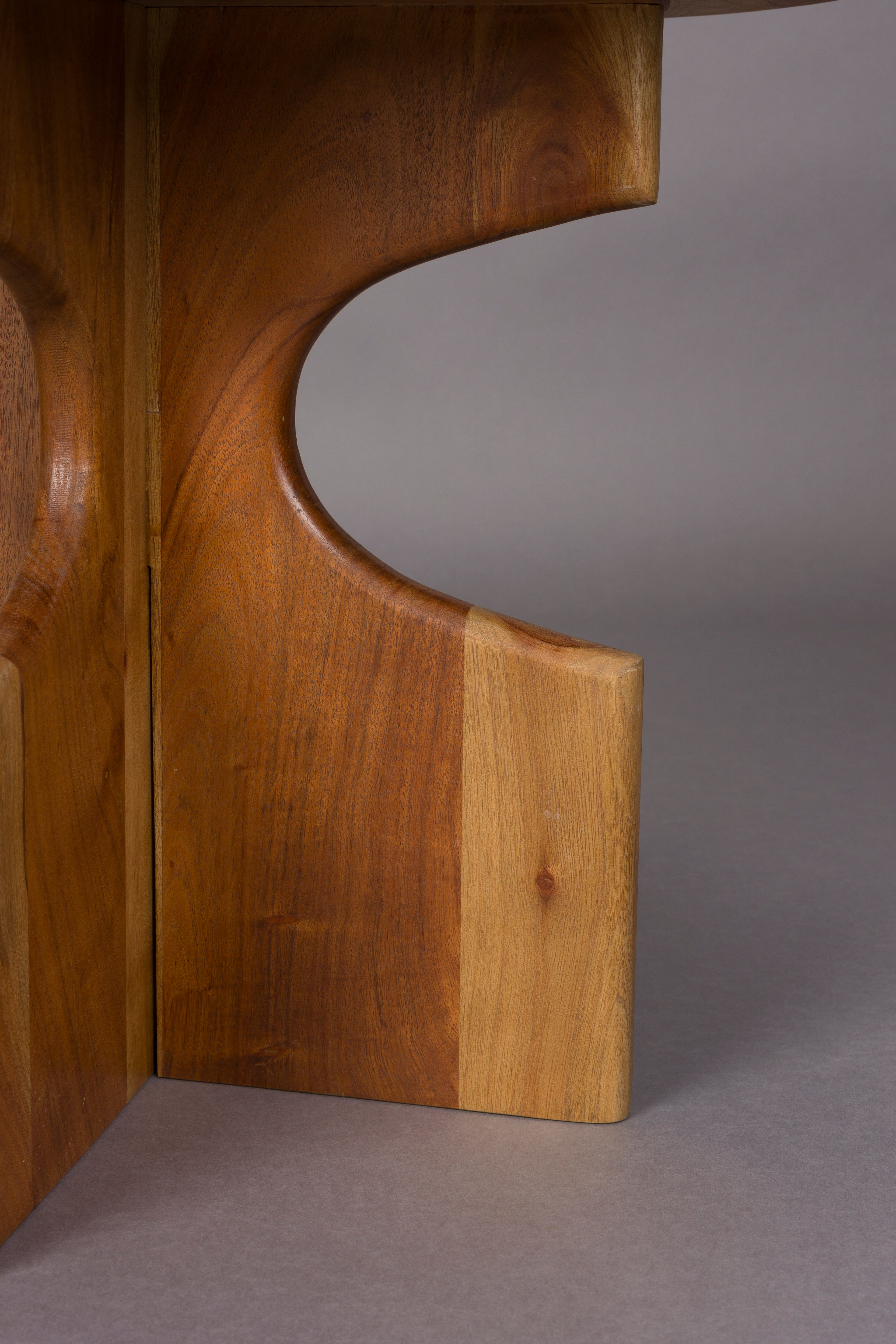 Morgan - Table D'Appoint - Bois d'acacia - Marron