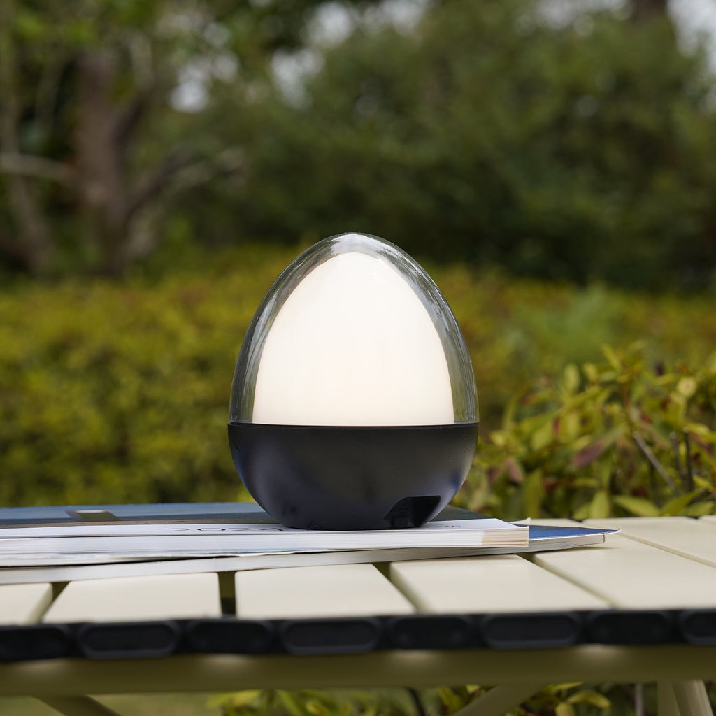Ovie - Lampe De Table Sans Fil - Acier - Noir