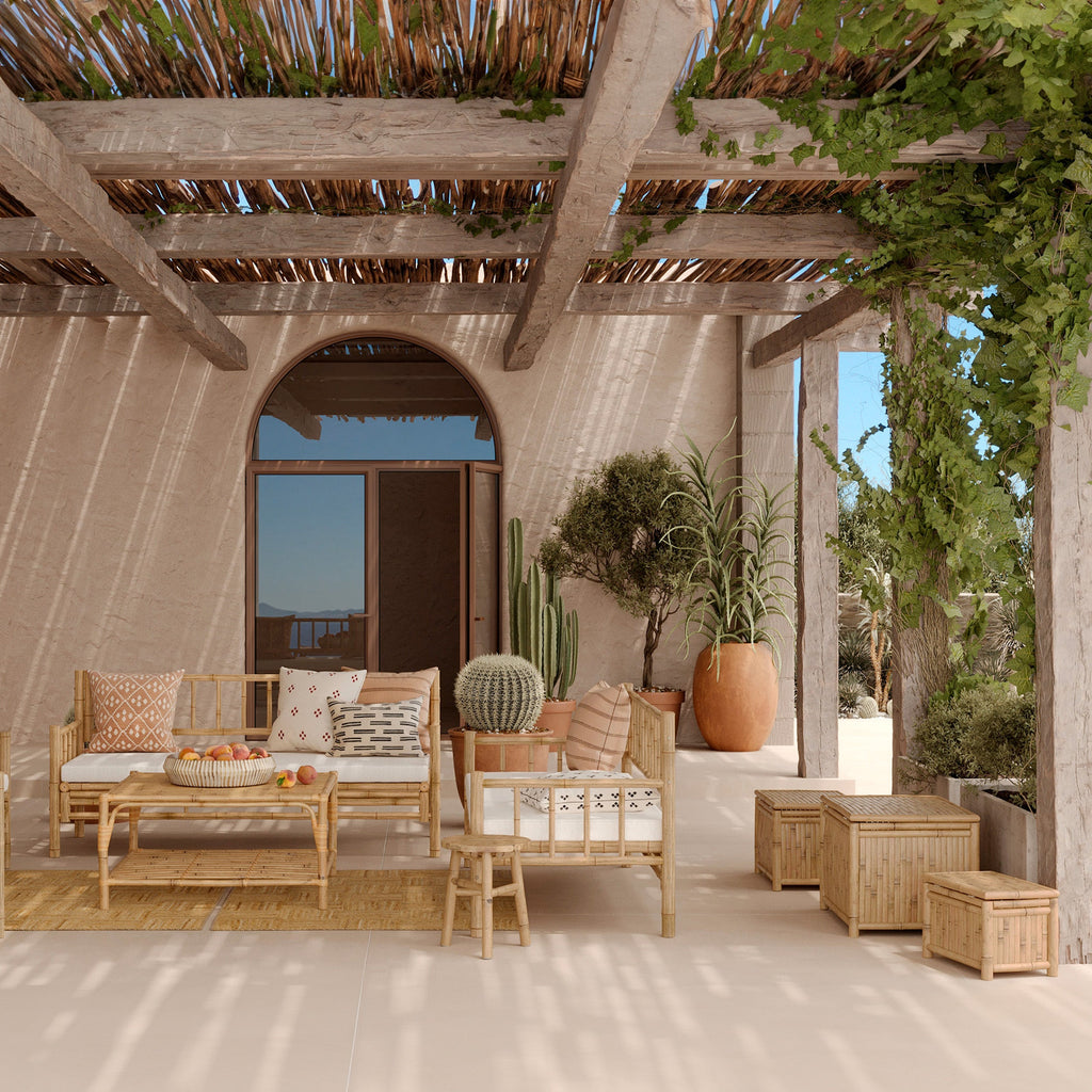 Vadella - Set de 3 Jardines de Bambú para Jardín