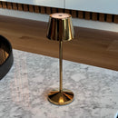 Emily - Cordless Table Lamp - Steel - Gold