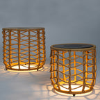 Nerita - Decoración Luminosa Solar - Polirratán - Marrón