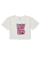 Tshirt Fille - Greetings - Milk