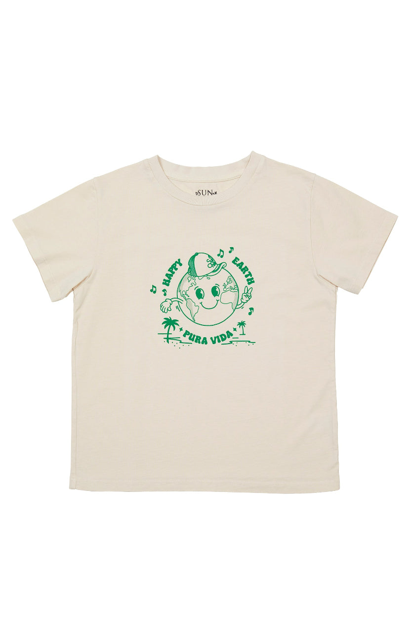 Tshirt Enfant - Craie - Happyearth