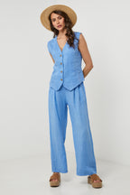 Gilet - Indigo - Femme