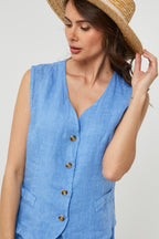Gilet - Indigo - Femme