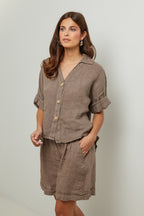 Chemise - Taupe - Femme