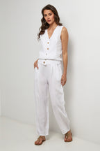 Trousers - White - Women