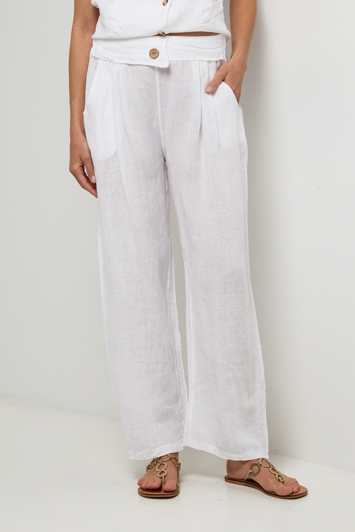 Trousers - White - Women