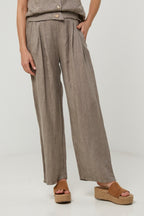 Trousers - Taupe - Women