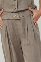 Trousers - Taupe - Women
