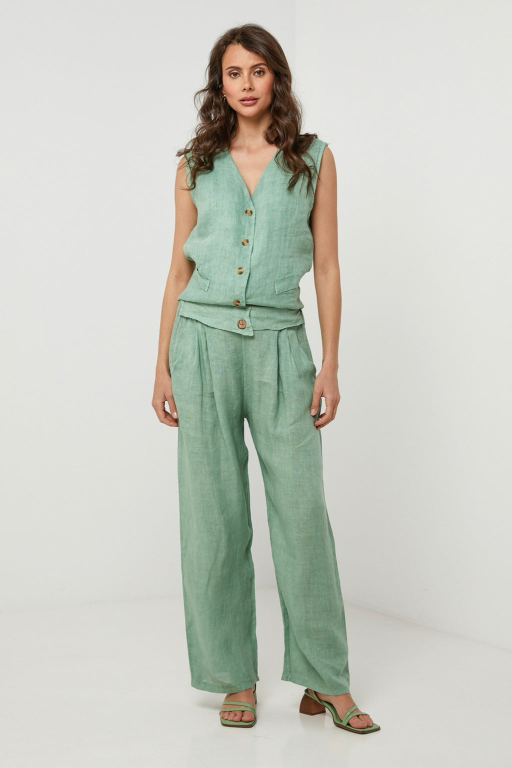 Trousers - Green - Women