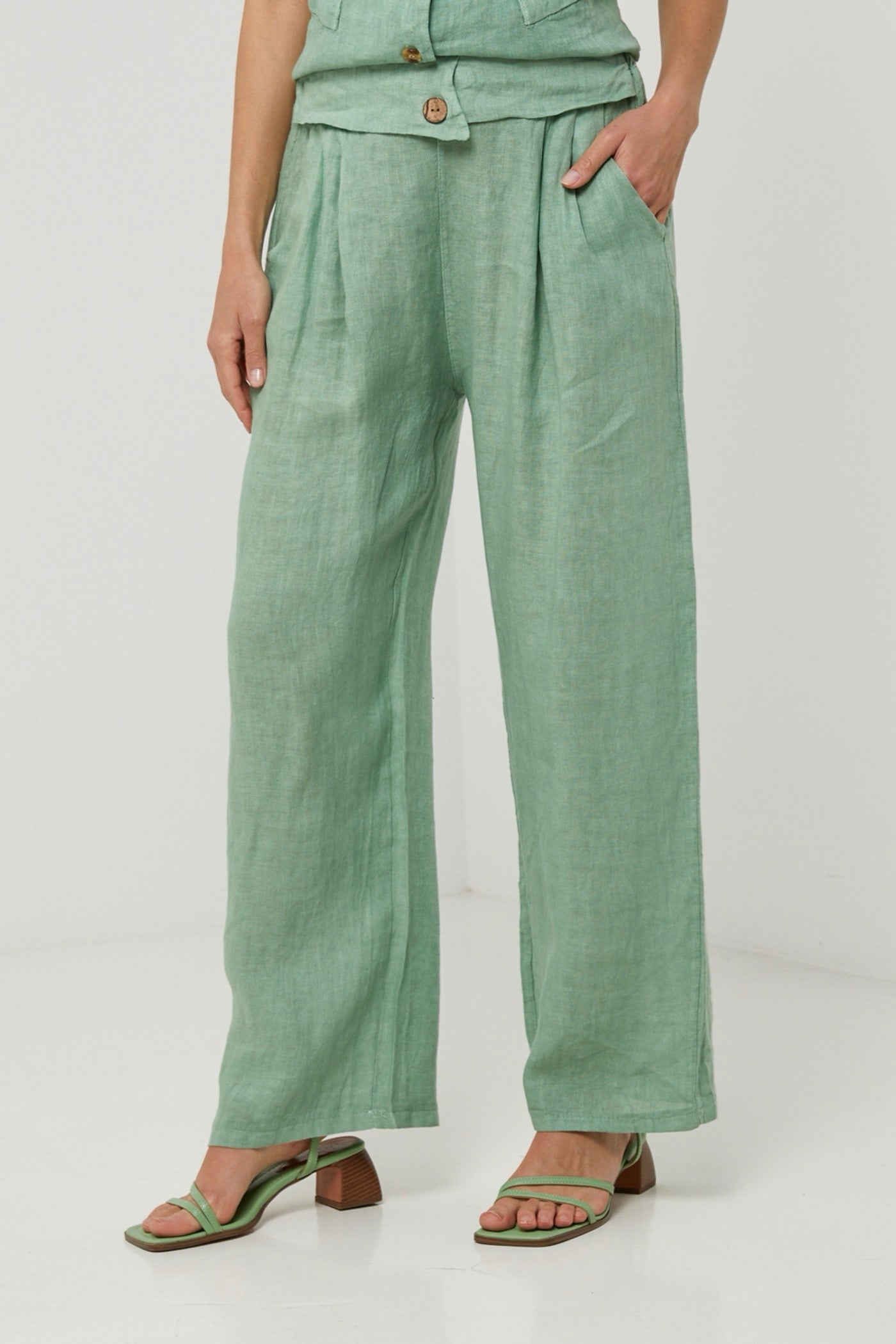 Trousers - Green - Women