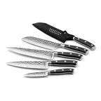 Carbon - Cuchillo De Chef Martillado Con Protector De Hoja