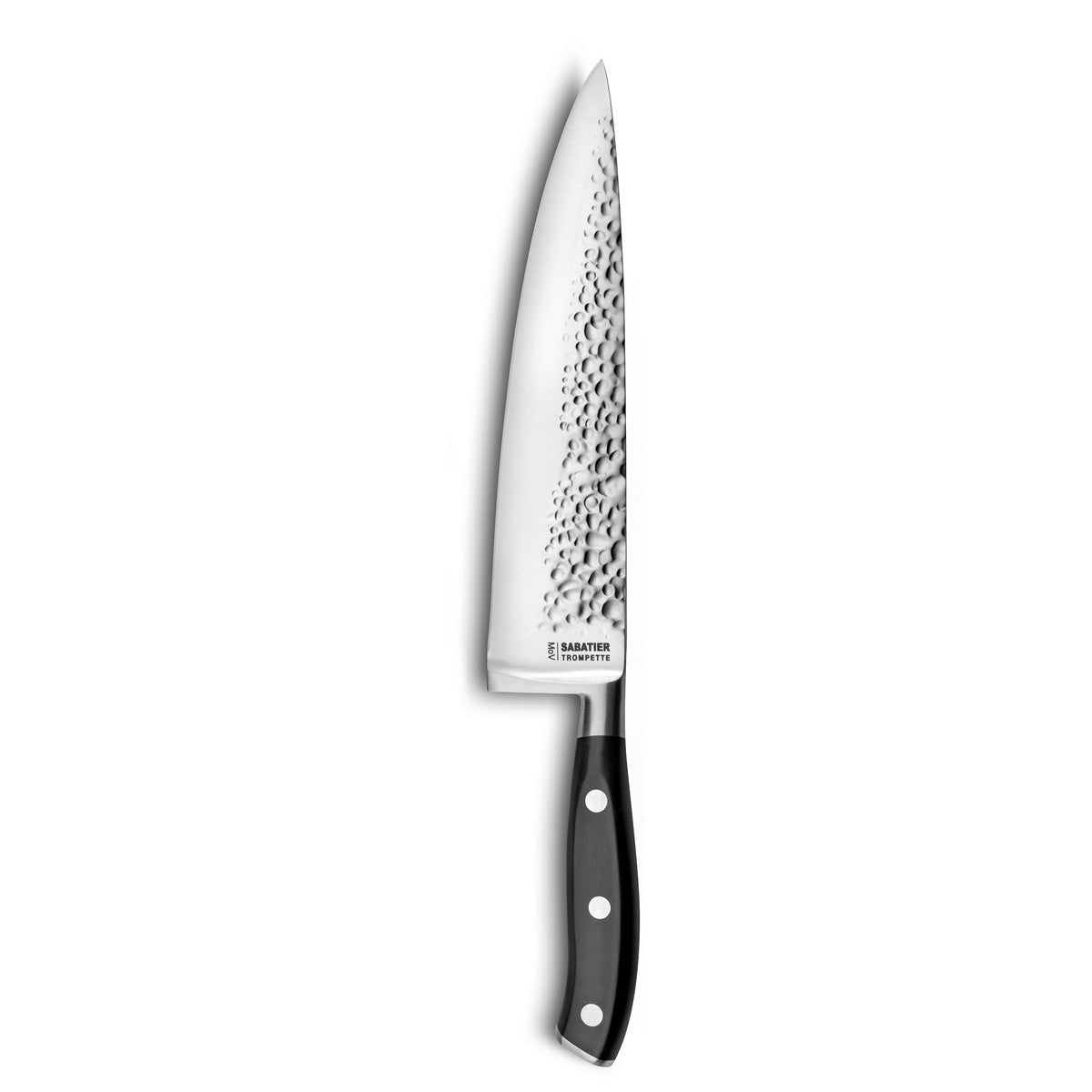 Carbon - Cuchillo De Chef Martillado Con Protector De Hoja