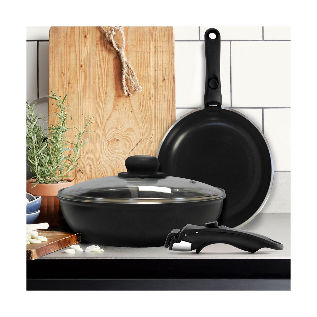 Arom - 1 sauteuse de 24 cm + 1 tapa + 1 mango