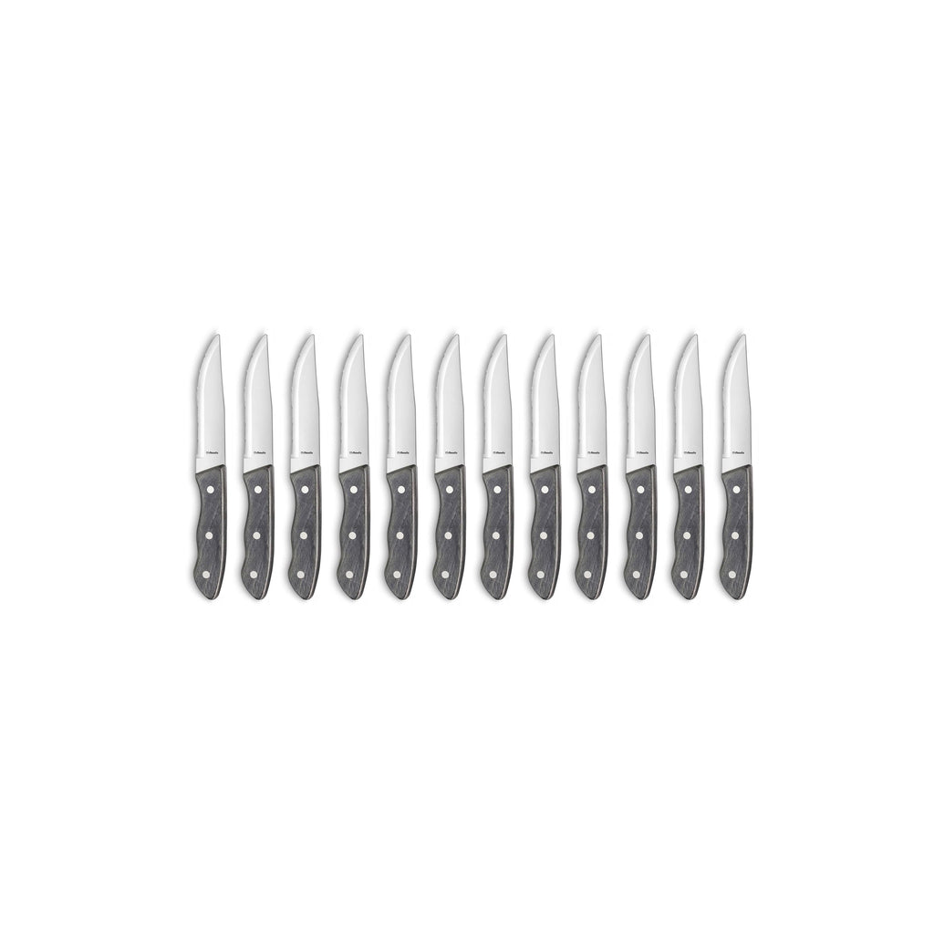 Hercule - 12-Piece Steak Knife Set - Grey