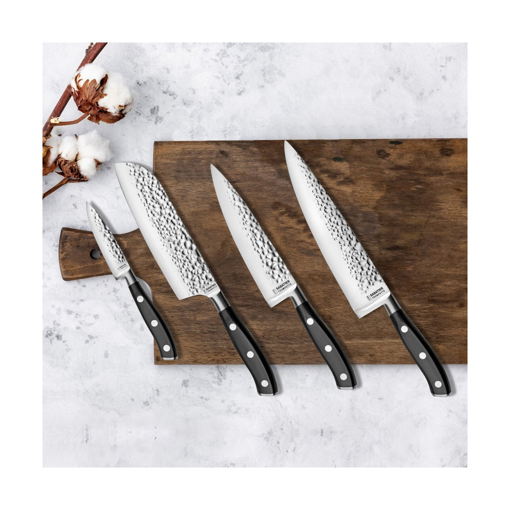 Carbon - Set 4 Cuchillos De Cocina